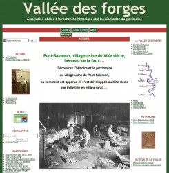 Site Web Association de la vallée des forges (Pont-Salomon)